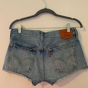 Levi’s cutoff denim shorts